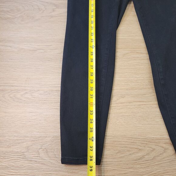 Judy Blue Skinny Fit Jeans Womens 14W Black Stretch Denim Dark Pants 32x28 - Picture 6 of 13